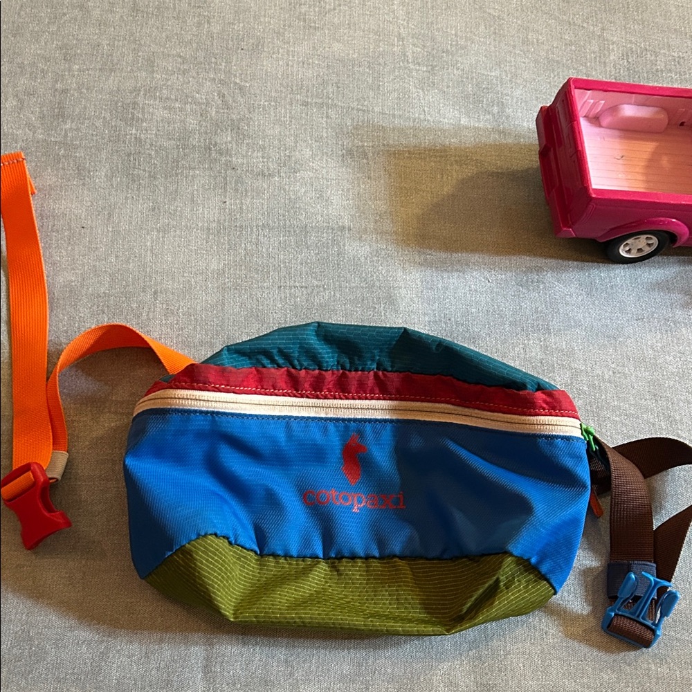 Cotopaxi Adventure Belt Bag - Blue, Green, Red